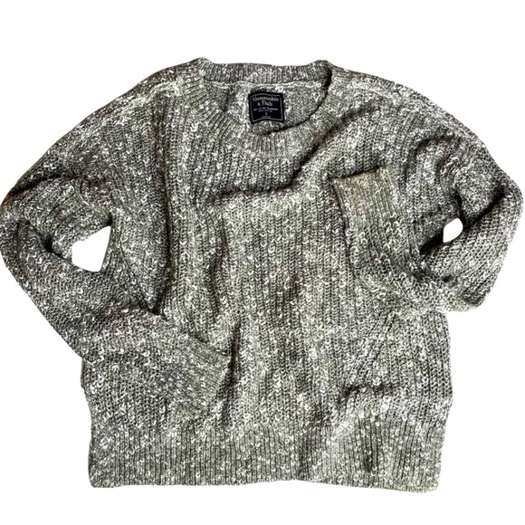 Abercrombie & Fitch Sweaters - ABERCROMBIE & FITCH GREEN LONG SLEEVE